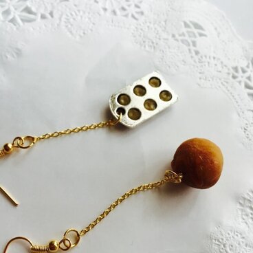 ＊はちみつマフィンのピアス＊