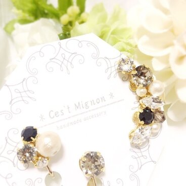 bright earcuff (GRY)