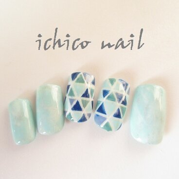 涼やかタイルネイル／涼感ネイルシリーズ／サンプルチップ無料