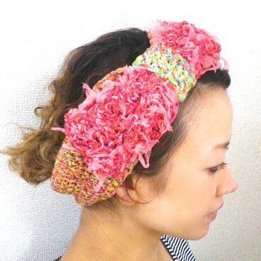 リボンヘアバンド