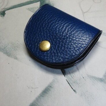 ※コインケース(小)　トスカーナ青