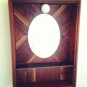 ドッレッサー付収納棚