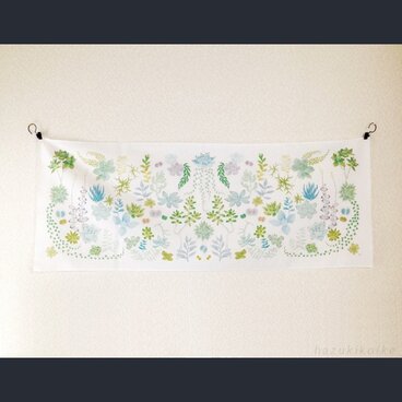 手ぬぐい ”succulent plants”