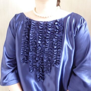 大きいサイズ豊富13～27号バックサテン/しゃぼん玉結婚式パーティ