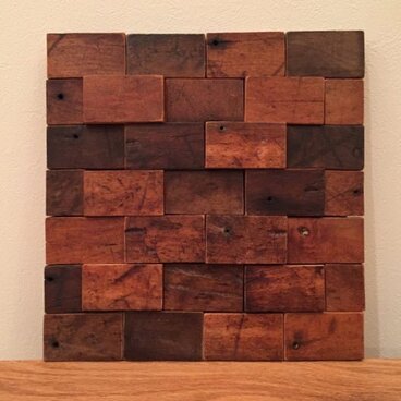 Old maple wood panel