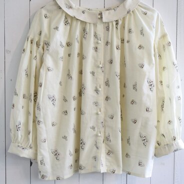 2way スモックブラウス　バタフライ