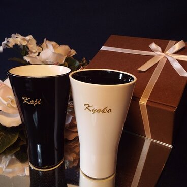 モノトーンペアジョッキ(名入れ)化粧箱