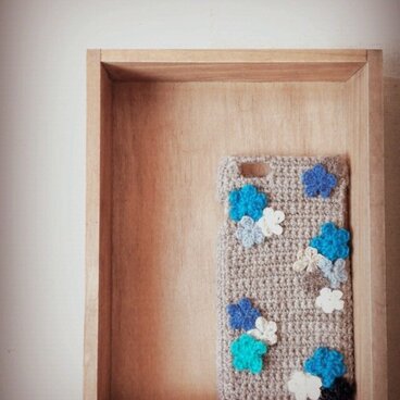 お花のiPhone5/6ケース 【No.2】