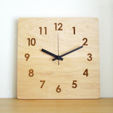 clock54 | world largeBK（メープル）