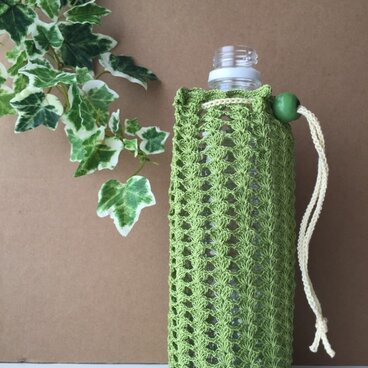 レース糸のペットボトルケース