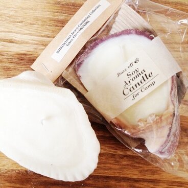 貝殻の SOY AROMA CANDLE