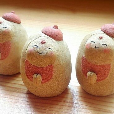 (単品)ベレー帽のだるま地蔵
