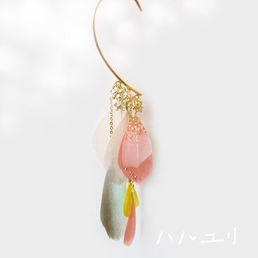 ＊右耳用＊蜜の花吹雪イヤーフック_palpitation