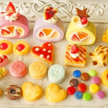 スイーツデコパーツ(H162) 28個入り バラエティーパック