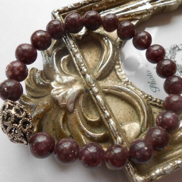 レピドライト・エレガントパーツブレスレット