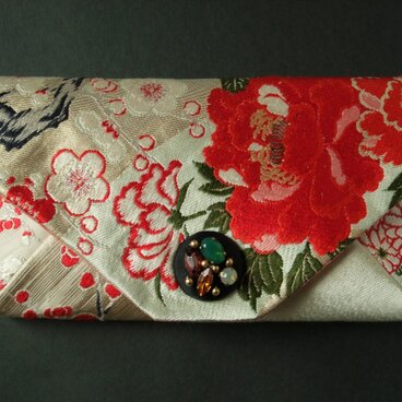 Peony clutch Pink
