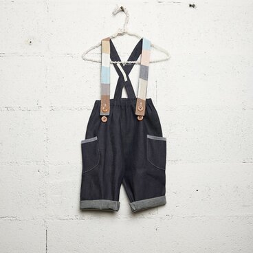 デニム吊りパンツ110cm