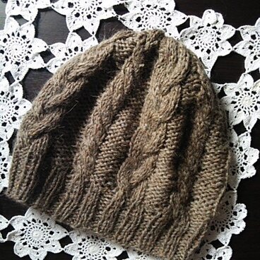 SALE　ナチュラルカラーのニット帽