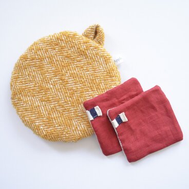 [Sale]ポットマット&コースター2枚 セット