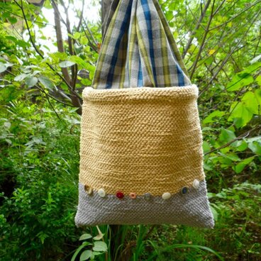 お徒歩バッグ＊イエロー〈buttons〉