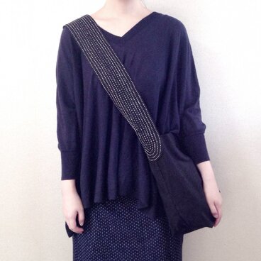 刺し子 ショルダーバック