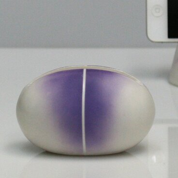 コクーン形 吹き絵スマートフォンスタンド（パープル）