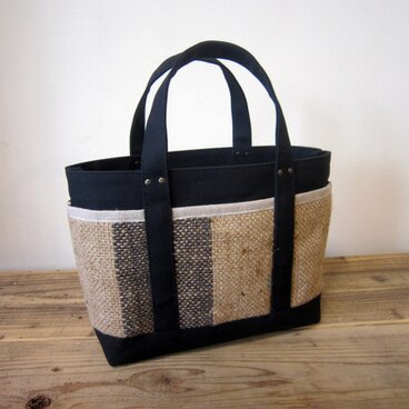 「コーヒーtote」S ブラック　