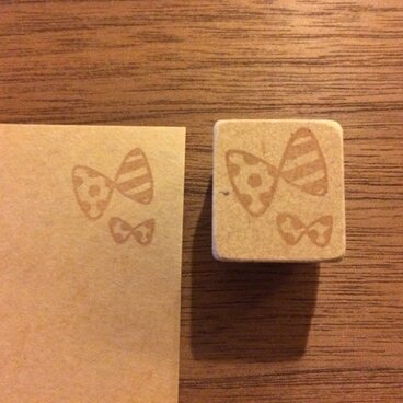 リボン＊消しゴムはんこ＊