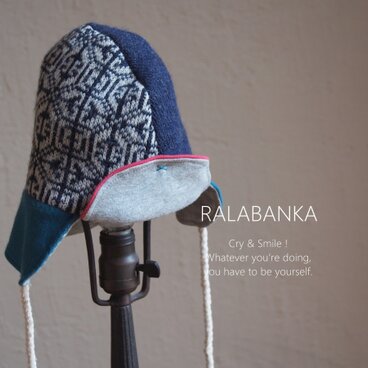 パイロットキャップ風のぼうし(size:M)