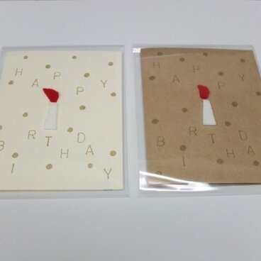 メッセージカード　＊HAPPY BIRTHDAY＊　