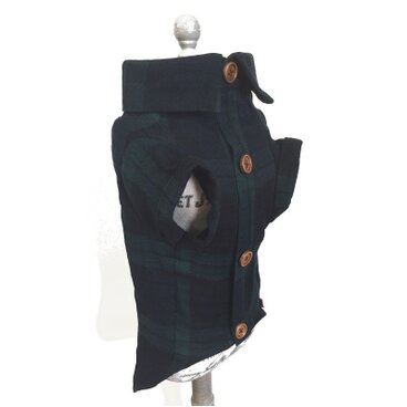 Ｗガーゼ　ブラックウォッチシャツ