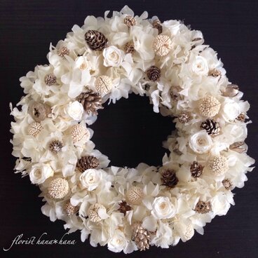 プリザーブドフラワー Xmasリース