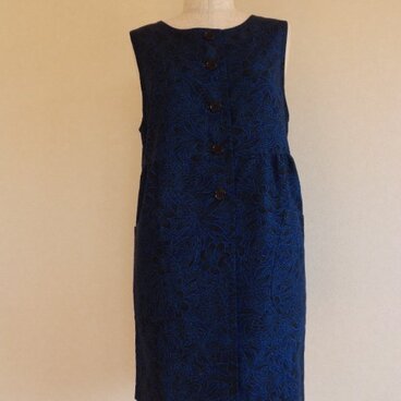 着物地　前あきチュニック　