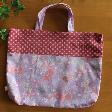 レッスンバッグ♪キラキラリボン