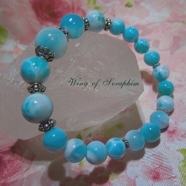 うっとり美麗！3Aラリマー★ブレス（SV925）