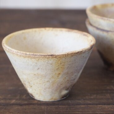 粉福豆小鉢-反り-