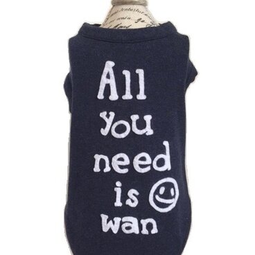 SALE!!残り１点３Ｓ☆ネイビーリブロゴタンクトップ