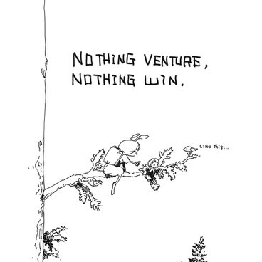 [ウッドパネル]NOTHING VENTURE...