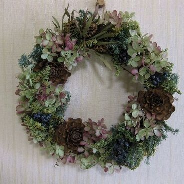 森のリースーピンクー