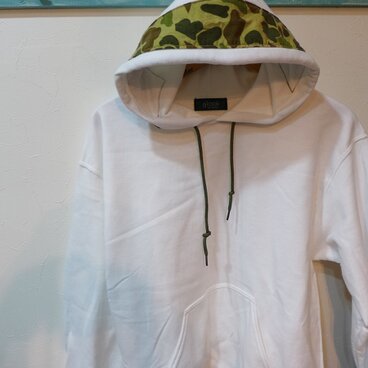 a look on books リメイクスウェットパーカー　カモフラ　M-L