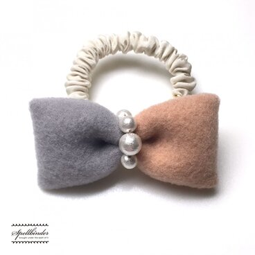 S124_6　マカロンシングルリボン／スリムシュシュ