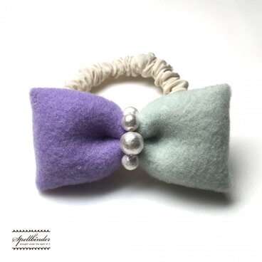 S124_2　マカロンシングルリボン／スリムシュシュ