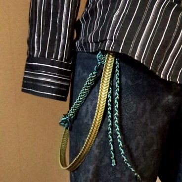 帯締めウォレットチェーン