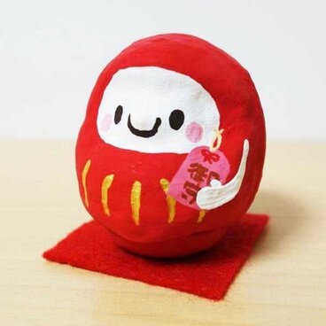 風水だるま＊赤(勝負運UP)【Sサイズ】