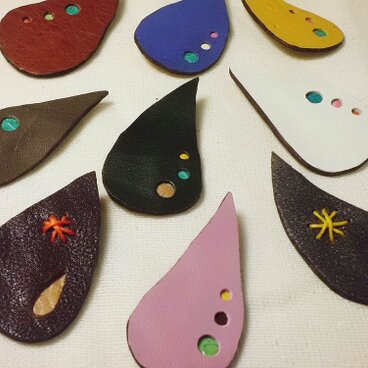 カケラブローチ　しずく