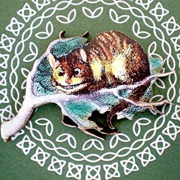 チェシャ猫ブローチ