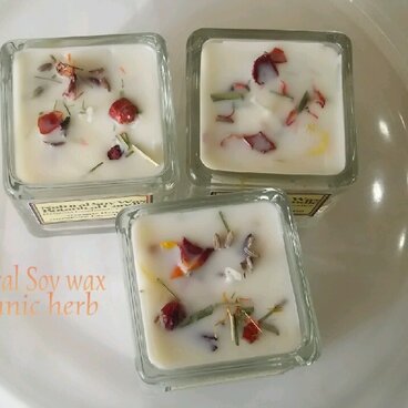 ソイキャンドルSSサイズ◇10種オーガニックハーブと天然の精油の贅沢アロマキャンドル