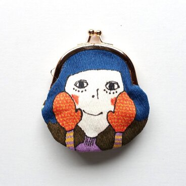 pochette avec fermoir(がまぐち)