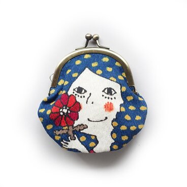 pochette avec fermoir(がまぐち)