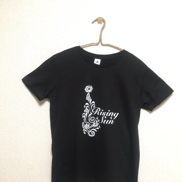 【Rising sun】Rocky's オリジナルTシャツ ブラック